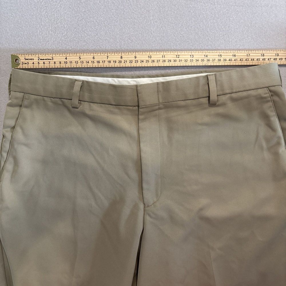 Dockers Golf 38x32 TAN Men's Pants Chino Flat Front Straight Leg EXCELLENT - Picture 5 of 8